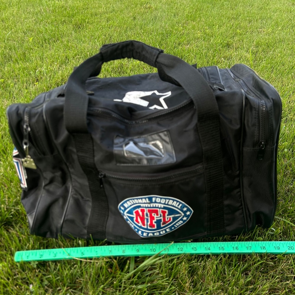 Vintage‎ Starter Super Bowl XXVII 1993 Duffel Bag NFL Black Gym Travel Bag 20 In